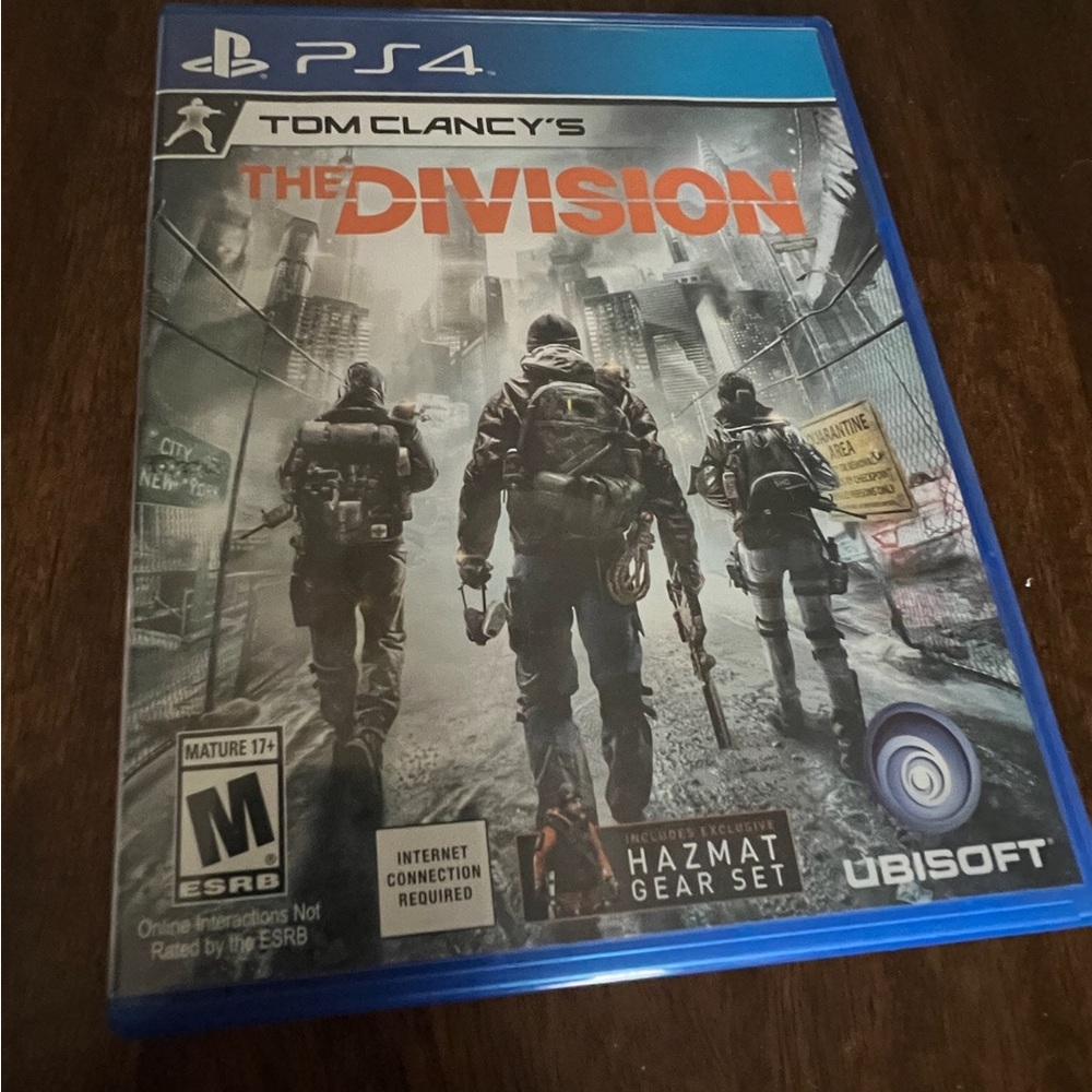 Sony PS4 Tom Clancy's The Division - Blue Case